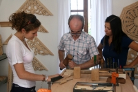 Craftsmen teach their trade in Albania